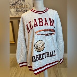 New! QUEEN OF SPARKLES  Licensed Alabama Basketball Sweatshirt